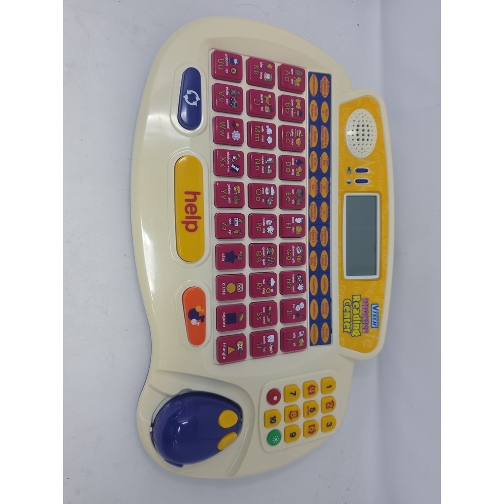 VTECH PHONICS READING CENTER Computer Mouse Learning Electronic (Works)